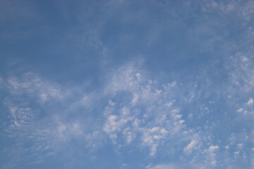 blue sky with clouds