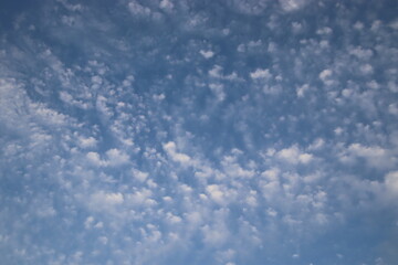 blue sky with clouds