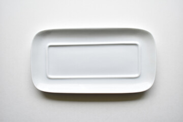 White Butter Dish No Lid