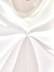 White and cream abstract shape technology background.