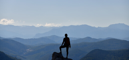 Woman Watching the Magnificent View