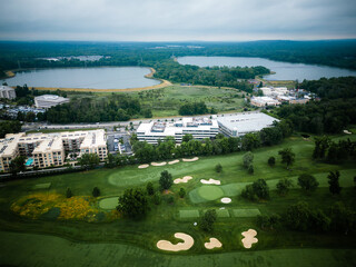 Aerial Drone of Millburn New Jersey