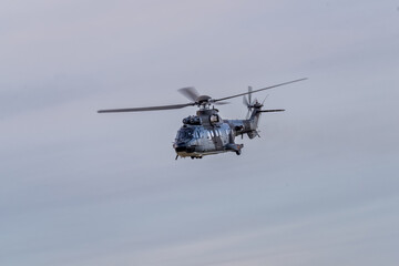 Fototapeta na wymiar a military helicopter