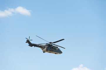a military helicopter