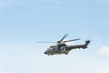 a military helicopter
