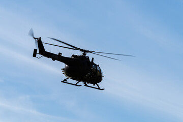 a military helicopter