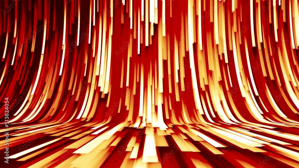 Poster background of moving curved stream of lines. motion. lines move in curved flow with optical angle. 3