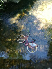 environmental outrage, the bike in the river