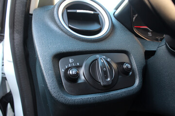Headlight switch, fog lights, automatic control of switching on and off the car light and Air...