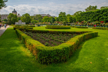 a photo for the Volksgarten park in Vienna