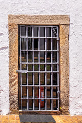 Jail window at Cinco Pontas Fort