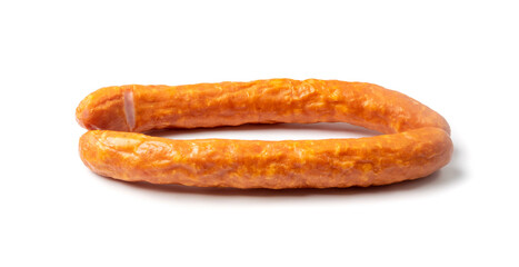 Smoked sausage isolated