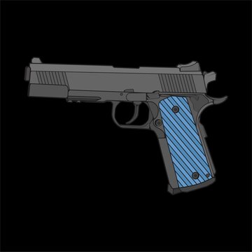 recommend clip art: Firearms vector style, Shooting gun, Weapon illustration, Vector Line, Gun illustration, Modern Gun, Military concept, Pistol for training
                    