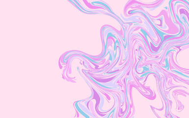 Colorful marble pattern. Abstract liquid wavy background.
