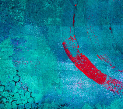 Colorful background using monoprinting to create texture filled images. Can be used for books, backgrounds, prints and more.