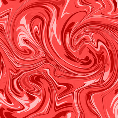 Seamless colorful marble pattern. Abstract liquid wavy background.