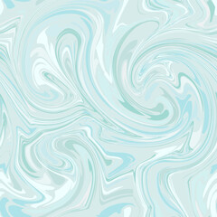 Seamless monochrome marble pattern. Abstract liquid wavy background.