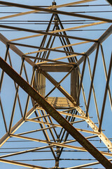 nadir angle of a high voltage tower
