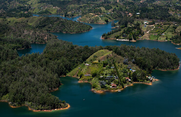 Fototapeta premium Laguna Guatape Colombia