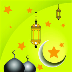 mubarak islamic ramadan background lantern mosque muslim celebration religion holiday arabic,