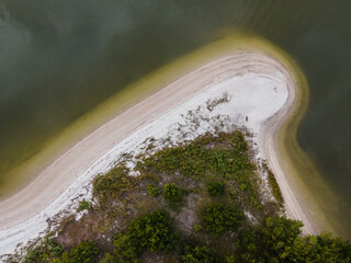 Sand jetty in the Florida Everglades