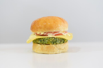 Hamburguesa vegetariana espinaca 