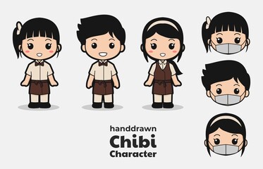 Vector graphic illustration on the theme of cafes, restaurants, waiters, employees, perfect for products like posters, stickers, banners, coloring books, icons etc.