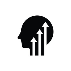 Personal development icon design isolated on white background