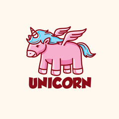 Unicorn Mascot Logo