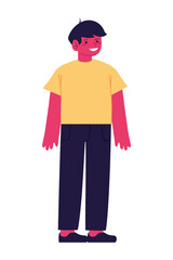 guy character standing