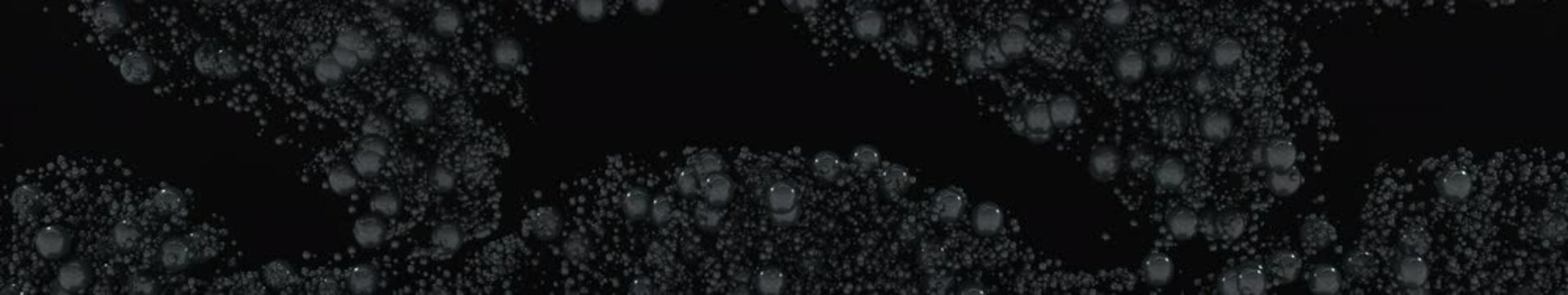 Abstract 3D Dark Particles Close-Up Background.

