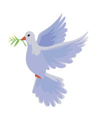 dove with branch peace