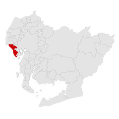 愛知県　地図　弥富市