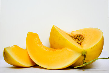 Fototapeta na wymiar slice of melon