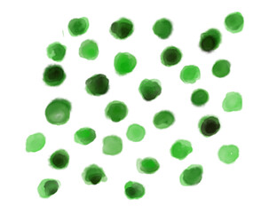 Watercolor painting decoration element dots dashs colorful artistic texture illustration