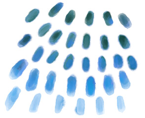 Watercolor painting decoration element dots dashs colorful artistic texture illustration