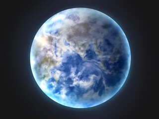 地球の背景素材イラスト