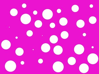 seamless pattern with pink circles