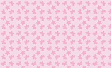 Pink butterfly wallpaper, cute wrapping paper