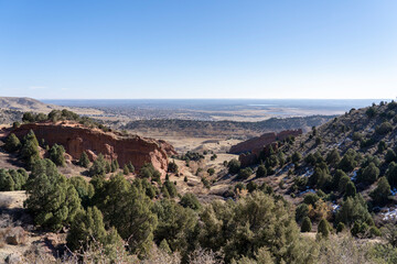 Fototapeta premium Hiking Trail at Red Rocks Park in Denver, Colorado