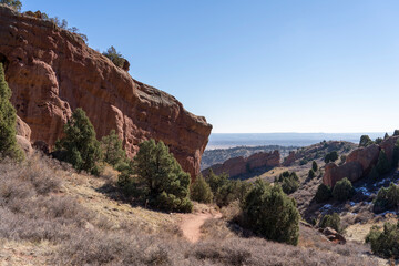Hiking Trail at Red Rocks Park in Denver, Colorado
