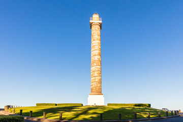 The Astoria Column is a concrete and steel structure tower in Astoria Oregon built in 1926