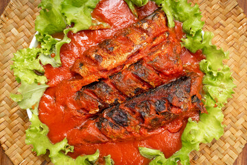 Special Chinese Food Canned Fish in Tomato Sauce