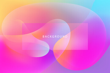 Creative Minimal Modern Background with Abstract Fluid Shape Gradient Light Color.