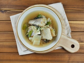 한국전통음식 생선국