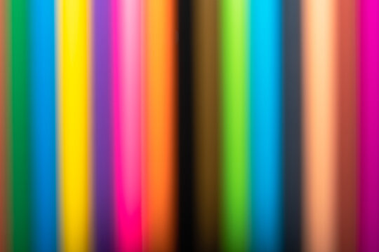 Blurred background with colorful stripes