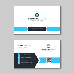 Creative and Clean Modern Corporate Business Card Design Template