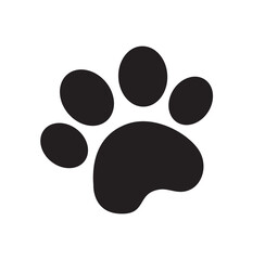 dog paw , animal paws vector illustration © santima.studio