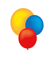 balloons colors flag of colombia