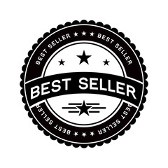 best seller stamp with bintage decoration.